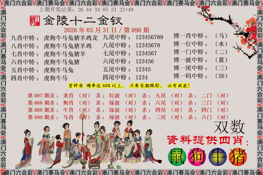 090期金陵十二金钗[图]