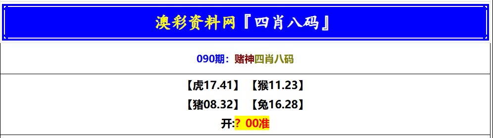 090期赌神四肖八码[图]